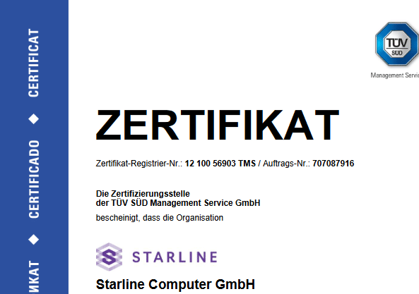 TÜV ZERTIFIKATtax