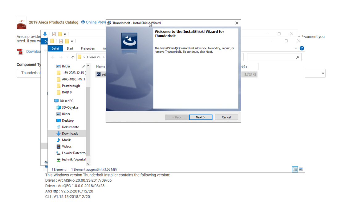 ARC_Win_Installer_Thunderbolt