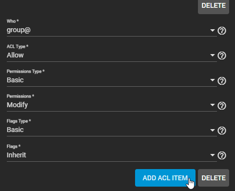 SMB Share - Dataset Permissions 3 SMB Share - Dataset Permissions 3