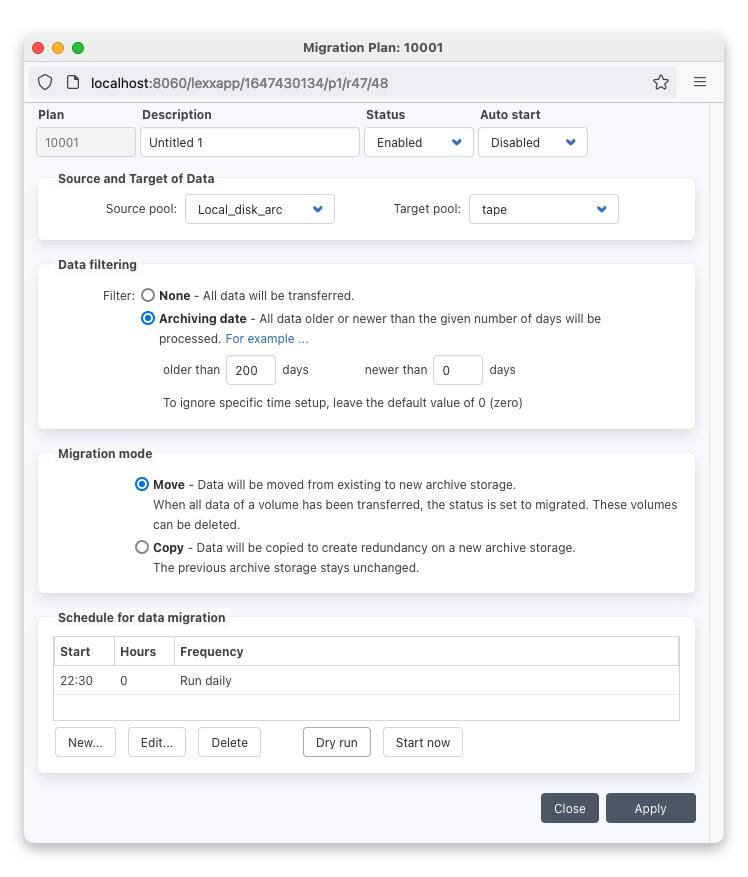 Data Mover Migration Plan P5 Archive