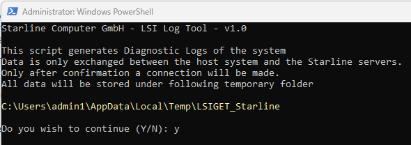 Skript LSI Log Tool eng