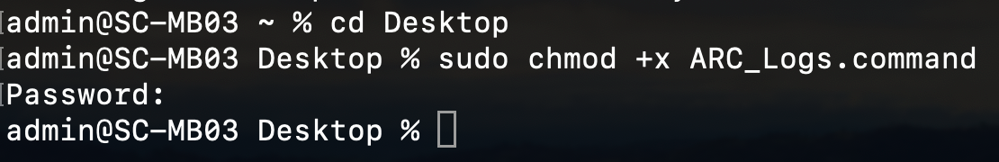 chmod +x