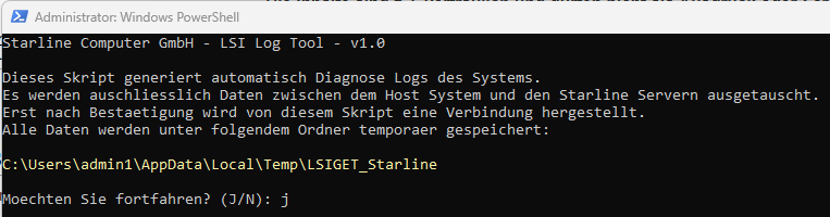 Skript LSI Log Tool