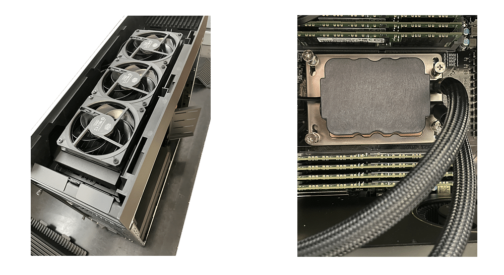 CPU cooling module with closed circuit for the powerful 32-core from AMD CPU cooling module with closed circuit for the powerful 32-core from AMD