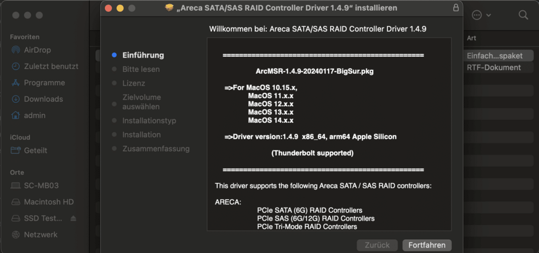 ARC Treiber Installation 2 ARC Treiber Installation 2