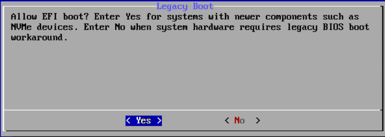 6TrueNAS Scale Installation EFI Boot