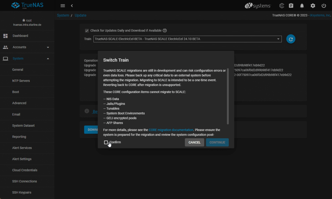 TrueNAS Screen Update Scale2