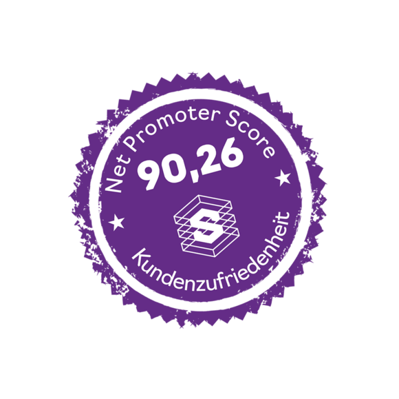 Siegel Net Promoter Score (Kundenzufriedenheit)