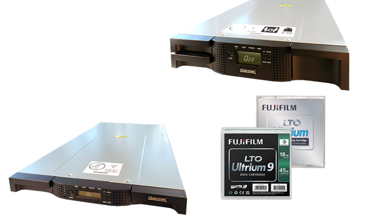 Qualstar Libraries mit 8 & 24 Einschüben Qualstar Libraries mit 8 & 24 Einschüben